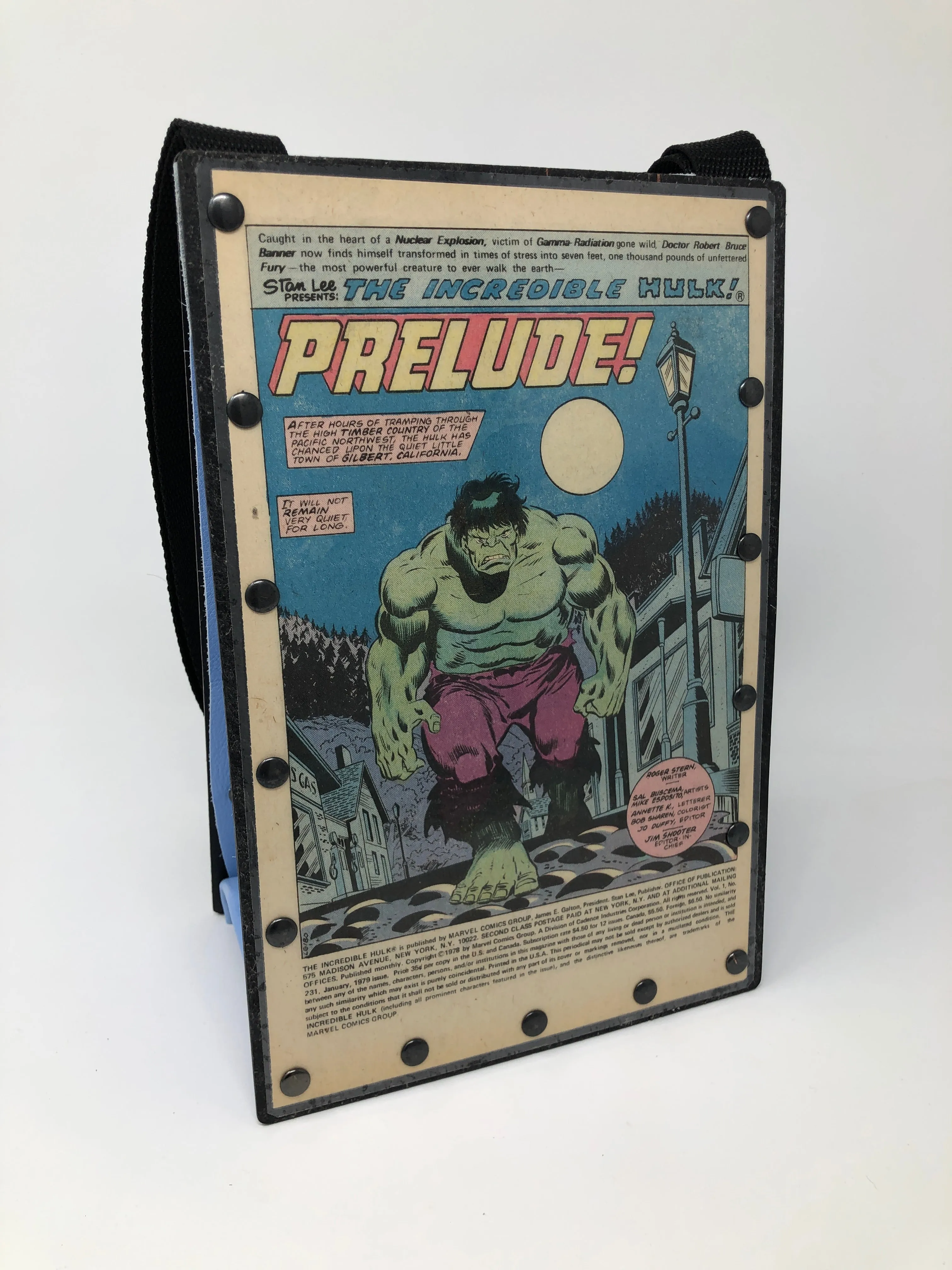 Vintage Comic Book Purse - The Incredible Hulk 1979