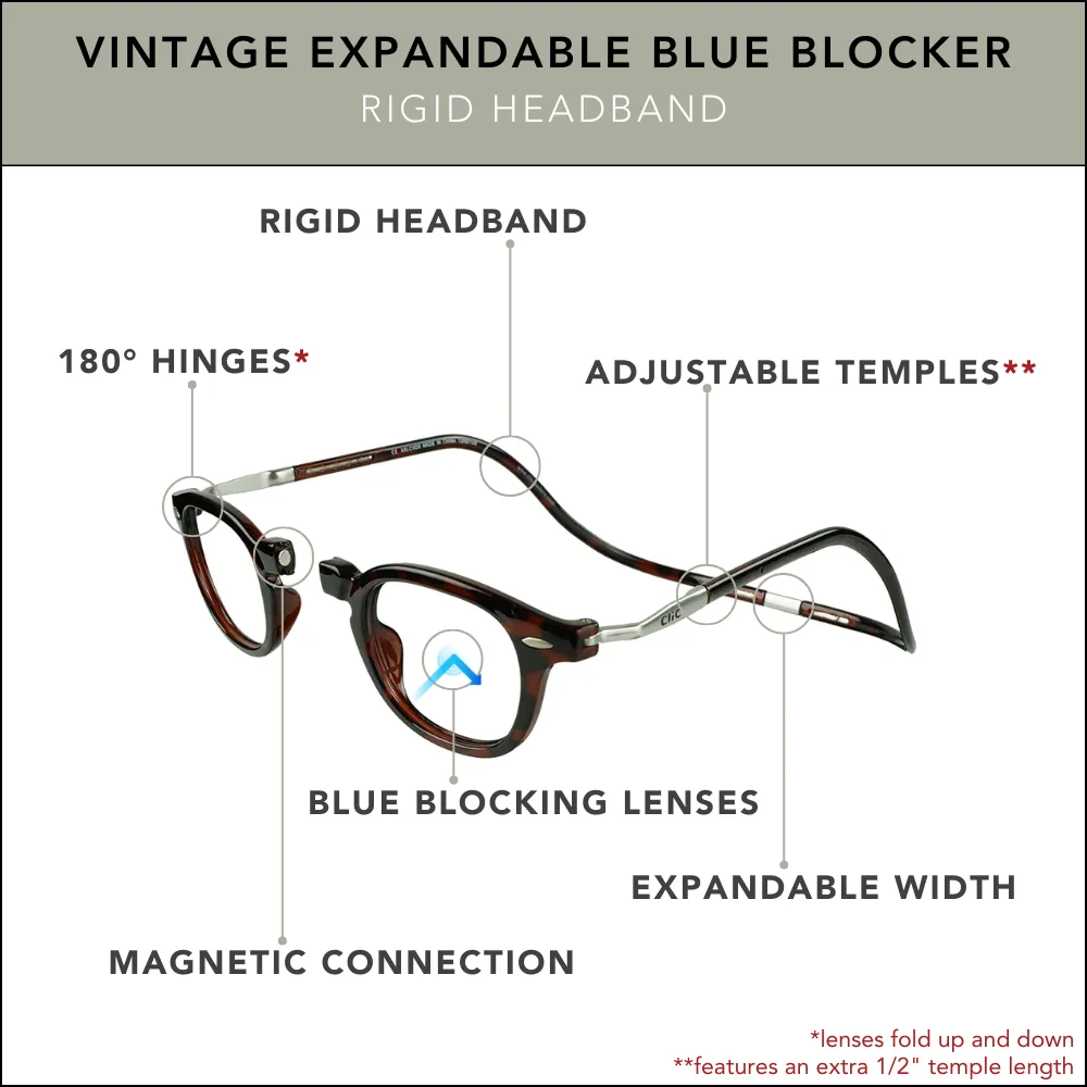 Vintage - Expandable Blue Blocker