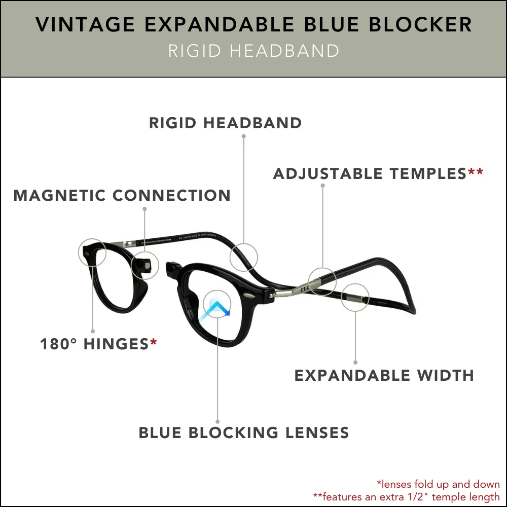 Vintage - Expandable Blue Blocker