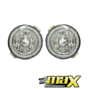 VW Golf 1 CCFL Crystal Angel Eye Headlights (Outers)