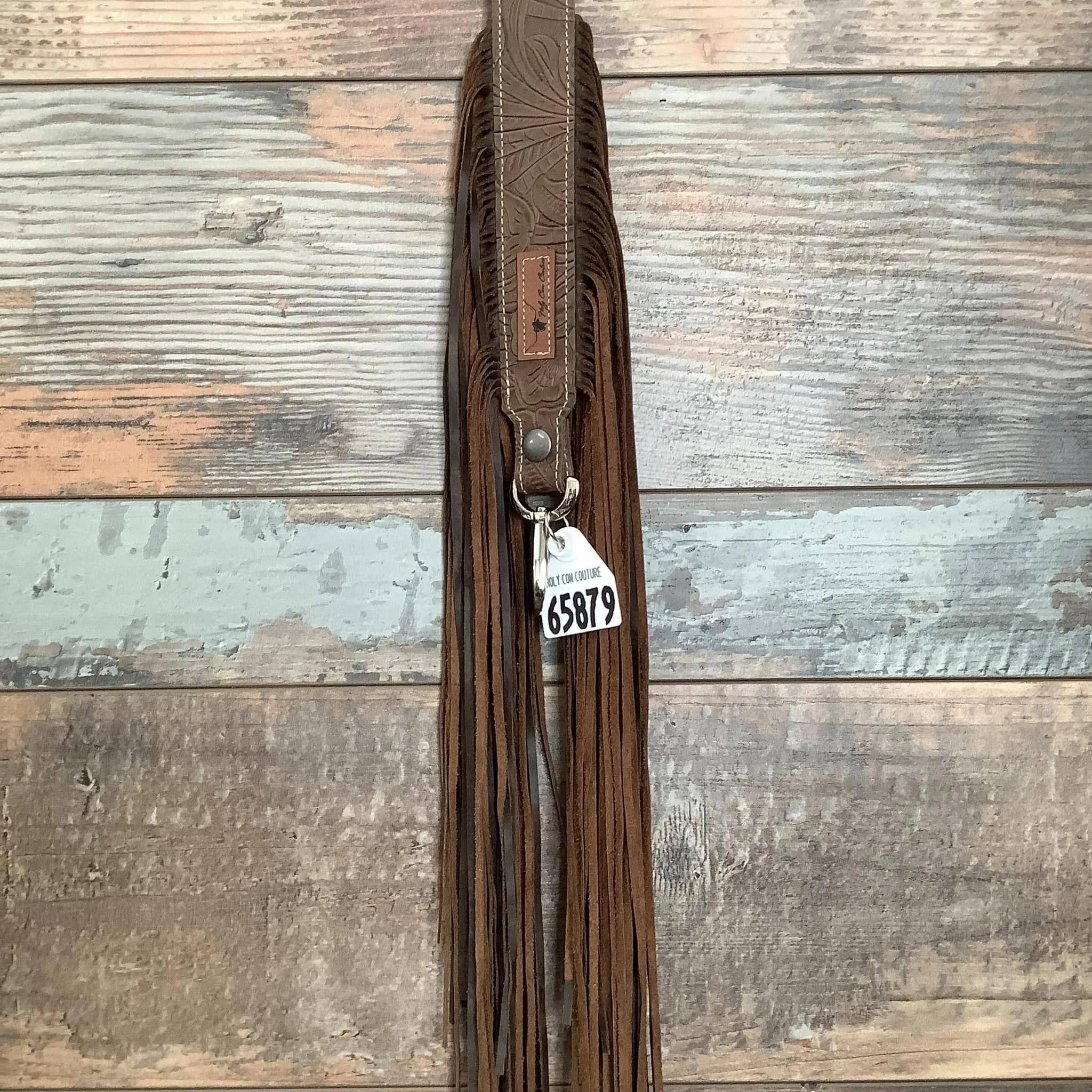 Western Mini Leather Fringe Strap 48" #65879