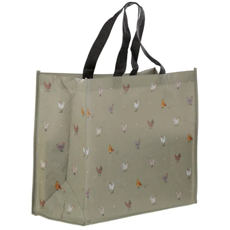 Willow Farm Design Reusable Shopping Bag - Chicken