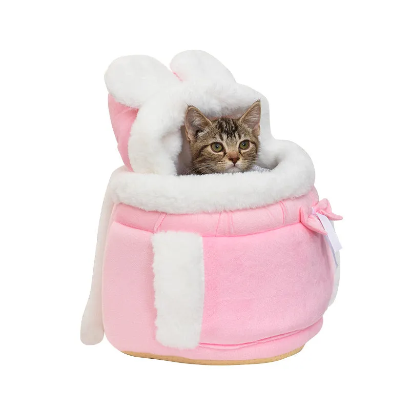 Winter Warm Plush Pet Carrier Bags