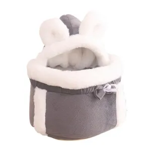 Winter Warm Plush Pet Carrier Bags