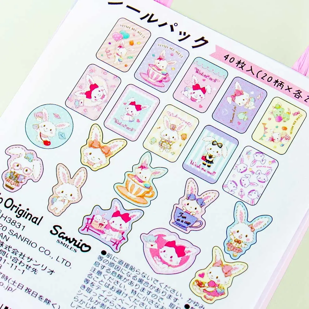 Wish me mell Shopping Bag Sticker Set