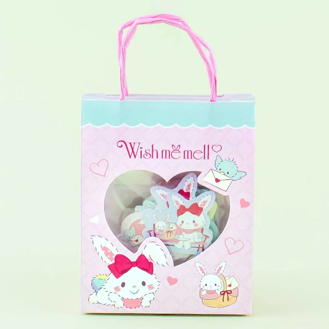 Wish me mell Shopping Bag Sticker Set