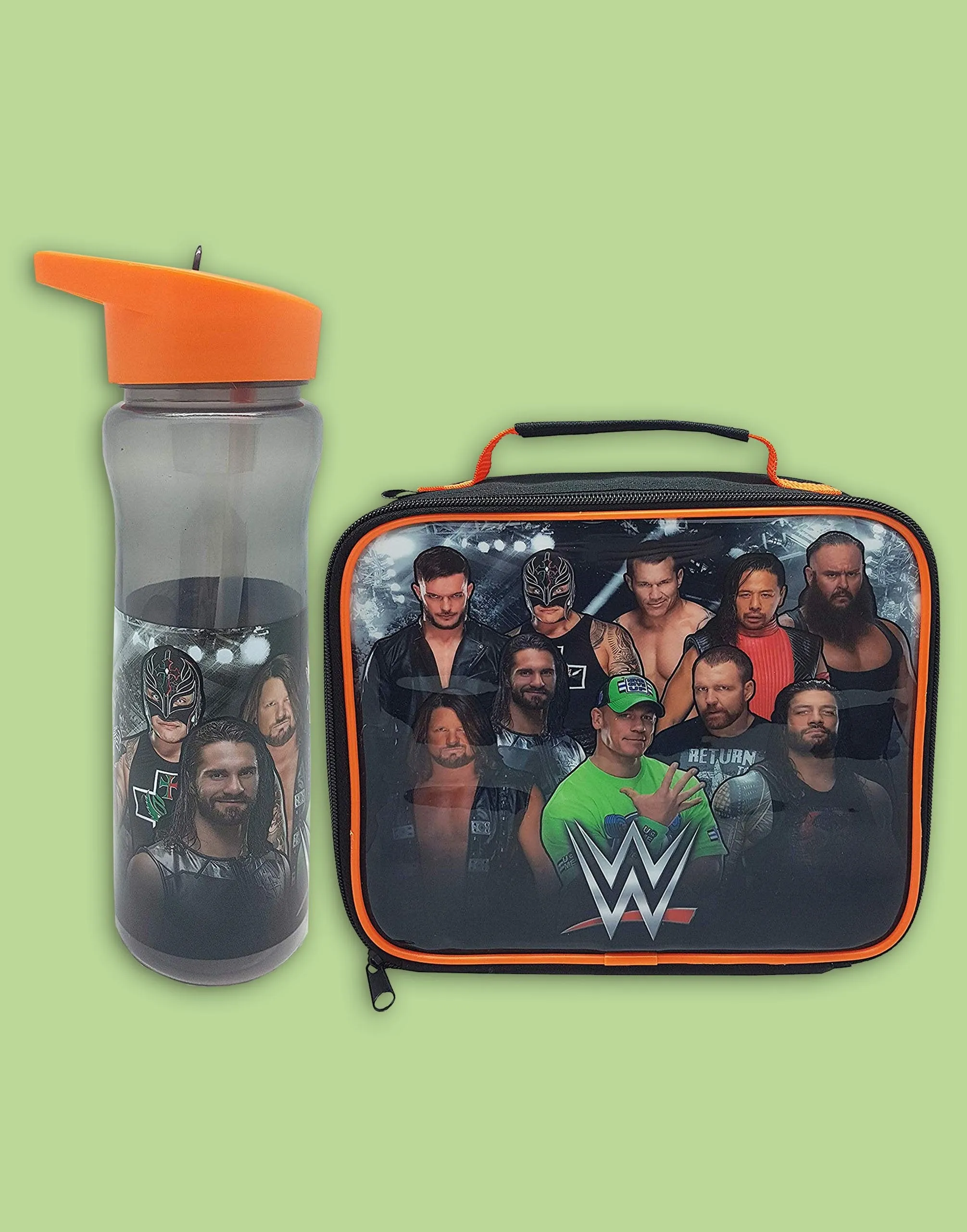 WWE Lunch Bag & Sports Bottle Set