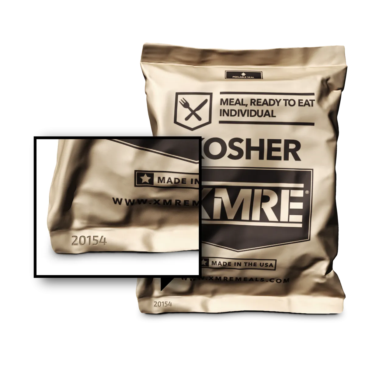 XMRE Kosher XT Best Survival Meals - (12 Meals/Case)