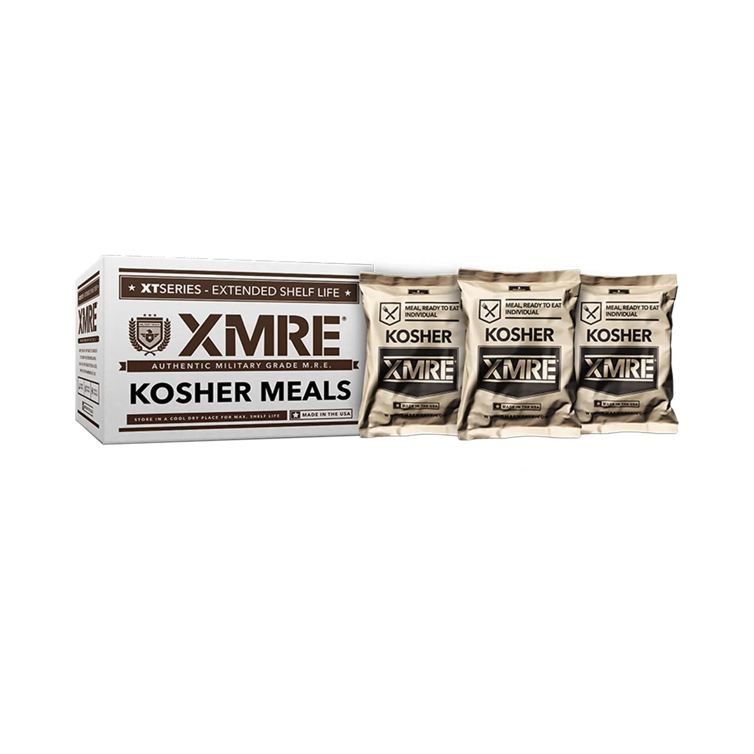 XMRE Kosher XT Best Survival Meals - (12 Meals/Case)