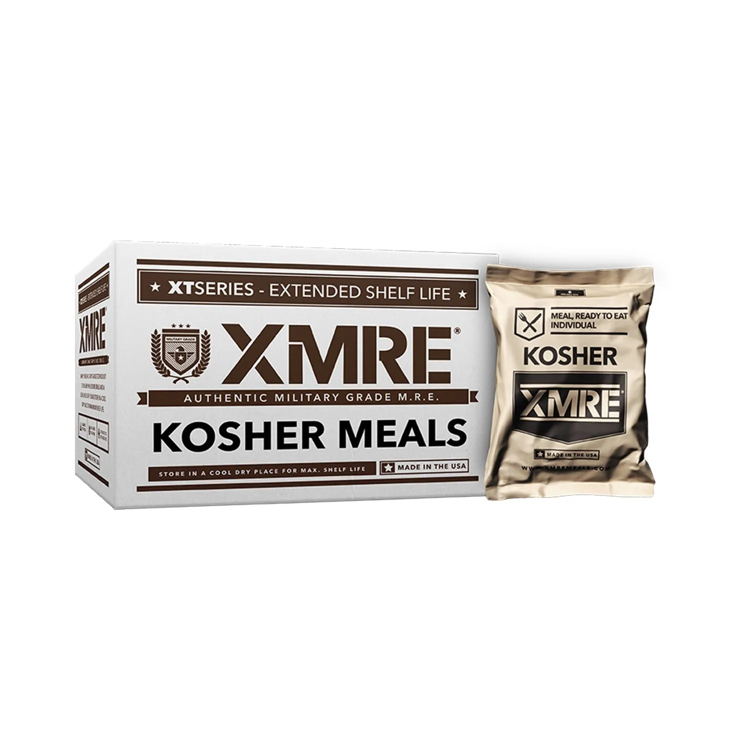 XMRE Kosher XT Best Survival Meals - (12 Meals/Case)