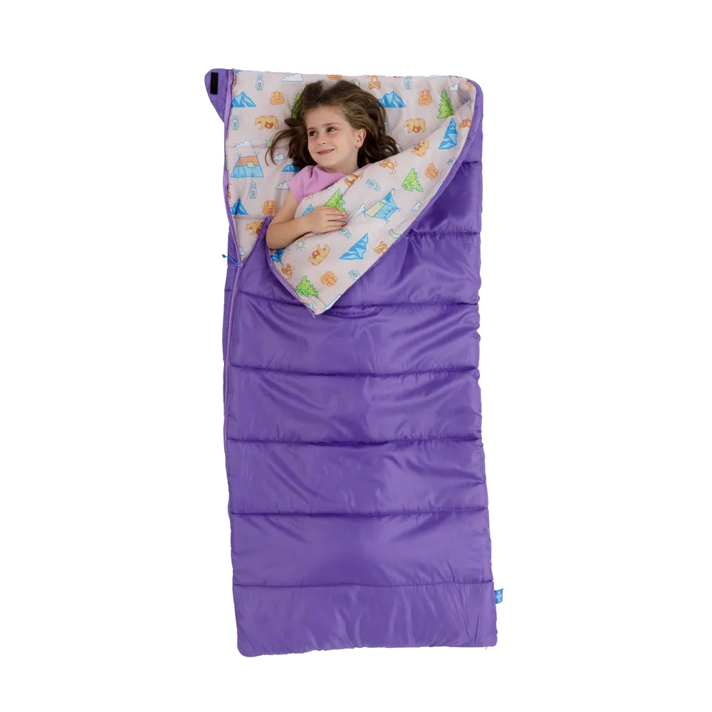 Youth Kids' Sleeping Bag - Purple